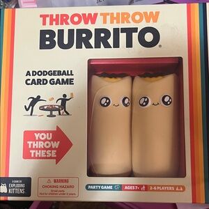 Throw Throw Burrito Dodgeball Card Game - Cream